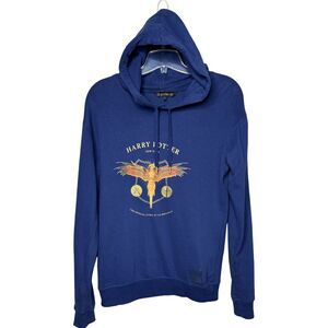 Harry Potter Shirt Unisex Medium BlueYellow Hoodie Sweatshirt Official Store NYC